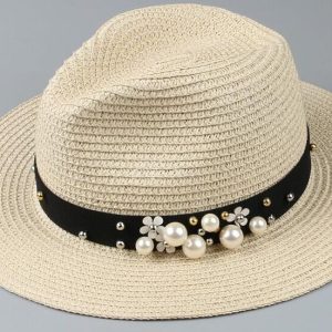 Classic Elegance: Woman's Panama Straw Hat 